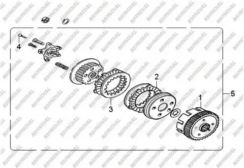 MONDIAL 150 SENTOR DEBRIYAJ BALATASI ARA SACI