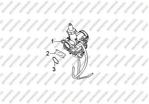MONDIAL 150 SENTOR KARBURATOR KOMPLE