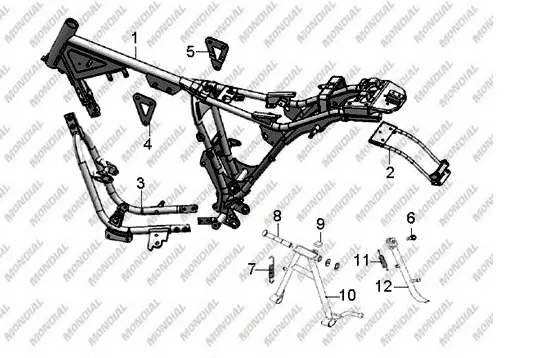 MONDIAL 150 SENTOR ORTA SEHPA TAKOZU