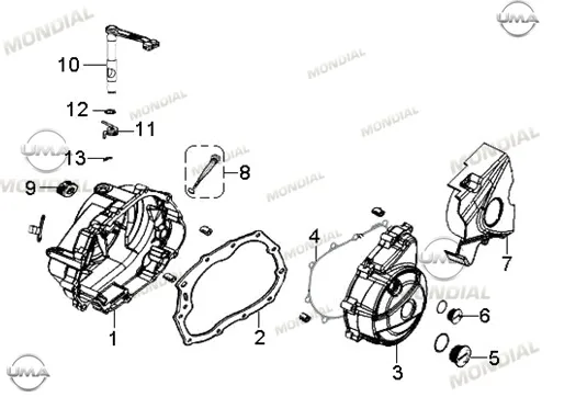 MONDIAL 150 Z-ONE SOL DEKORATIF KAPAK
