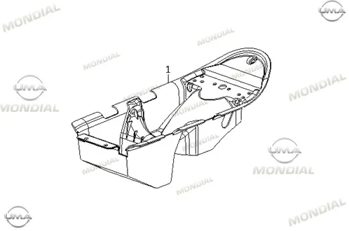 MONDIAL BUCANNER 250I SELE ALTI BAGAJ
