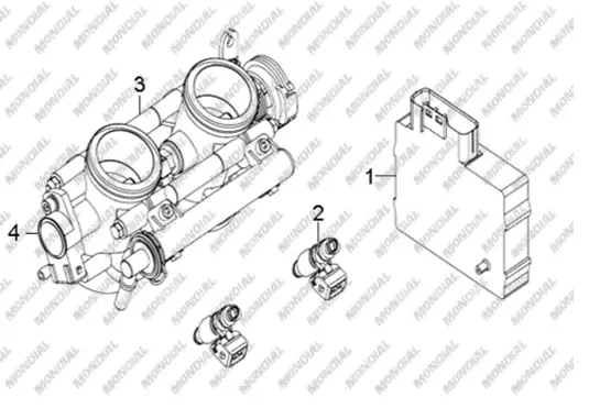 MONDIAL SD 650-S ECU