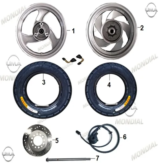 MONDIAL EXON 50 DIS LASTIK (9090-12) (TUBELESS)