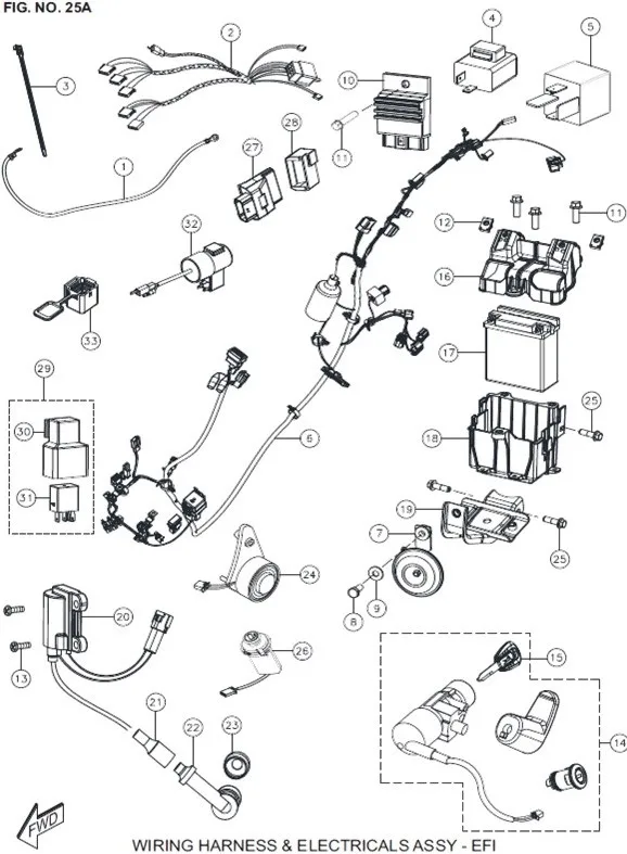 TVS WEGO KONTROL ROLESI KOMPLE
