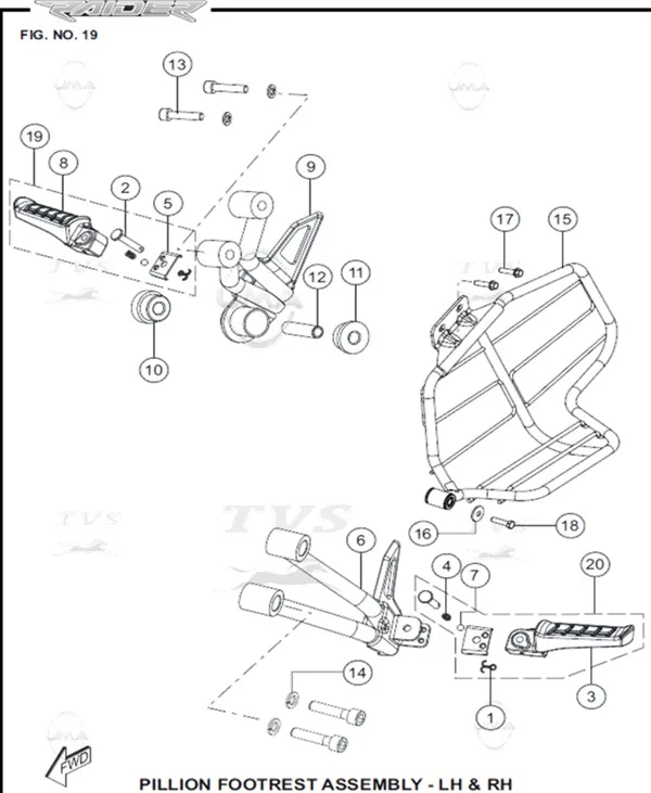 TVS APACHE RTR 200 4V E5+ EGZOZ BAGLANTI BURCU