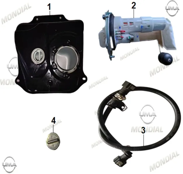 MONDIAL EXON 125  BENZIN DEPOSU