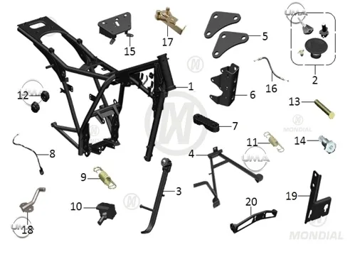 MONDIAL DRIFT L 125 KILIT SETI
