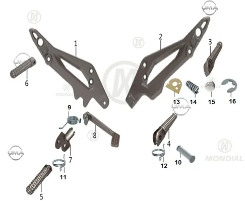 MONDIAL DRIFT L 125 BASAMAK PIMI (43MM)