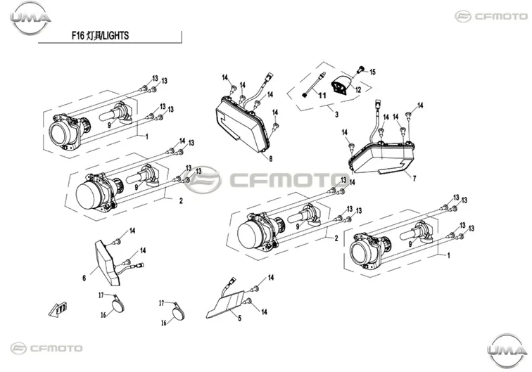 CFMOTO CF550 6L (AU) GUNDUZ FARI