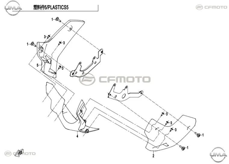 CF MOTO 250NK MOTOR KORUMA BRAKETI