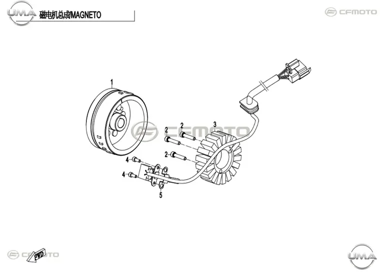 CF MOTO 250NK ROTOR