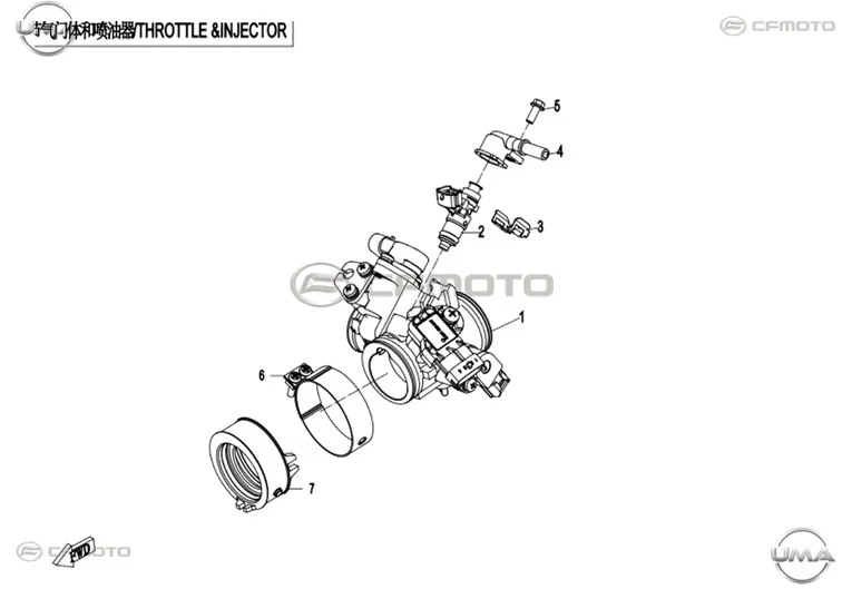 CF MOTO 250NK ENJEKTOR