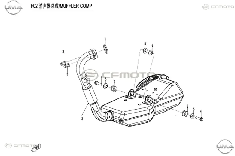 CF MOTO 250SR EGZOZ KOMPLE (2022)