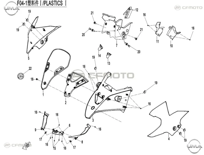 CF MOTO 250SR HAVALANDIRMA KAPAGI SOL