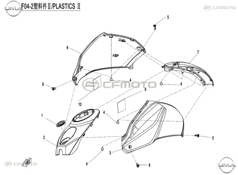 CF MOTO 250SR BENZIN DEPOSU SAG KRNJ (GRI-NARDO-GHOST)