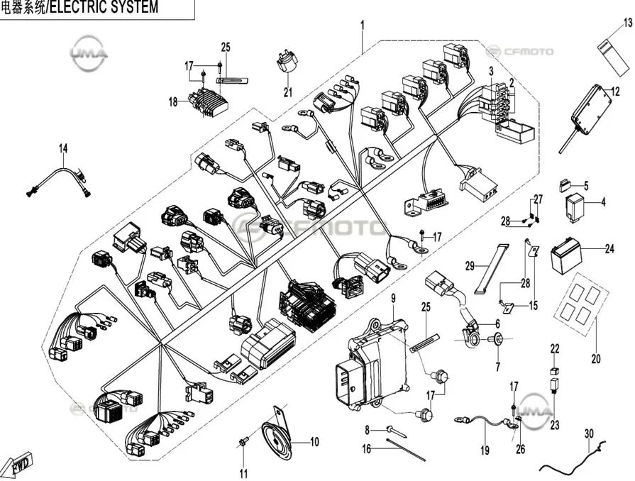 CF MOTO 250SR ECU (EU5) (2022)