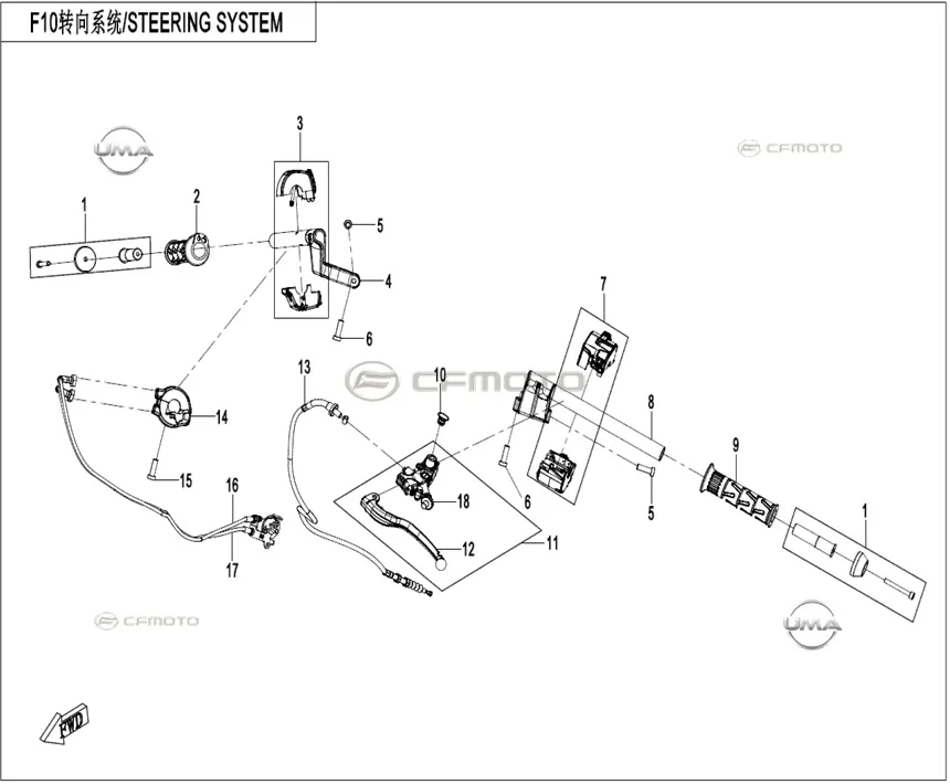 CF MOTO 450SR GIDON TAPASI