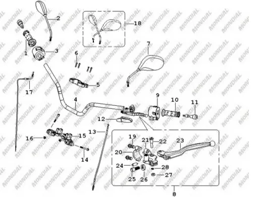 CF MOTO 450SR CIVATA M6X1X25 (DIN 912)
