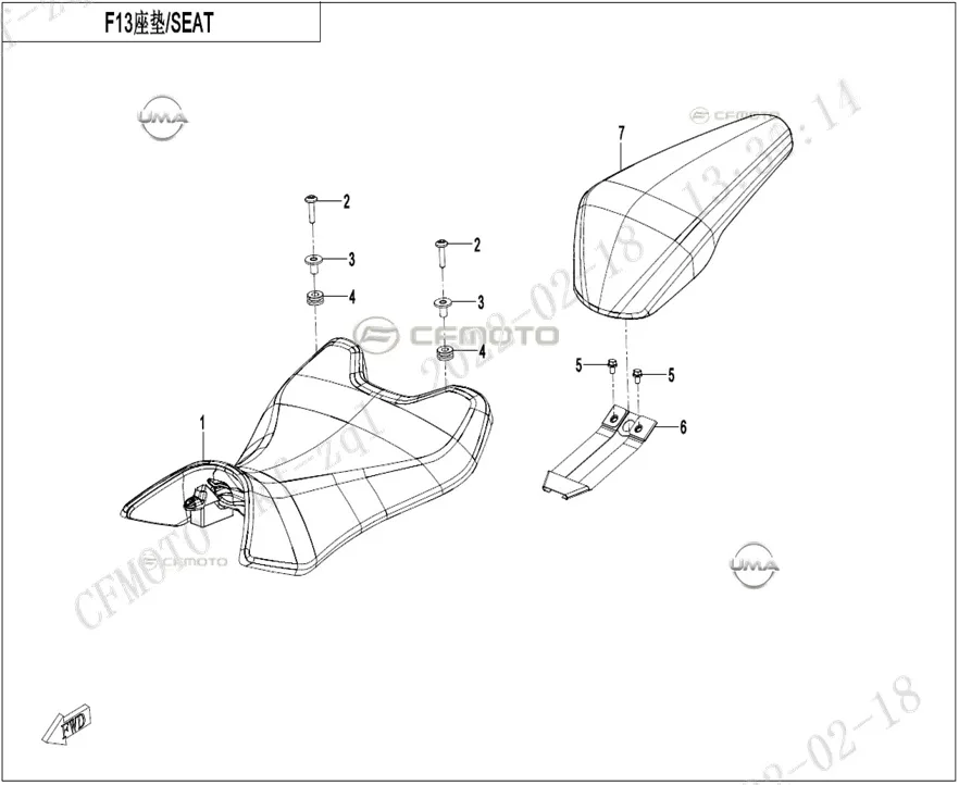 CF MOTO 450SR SELE