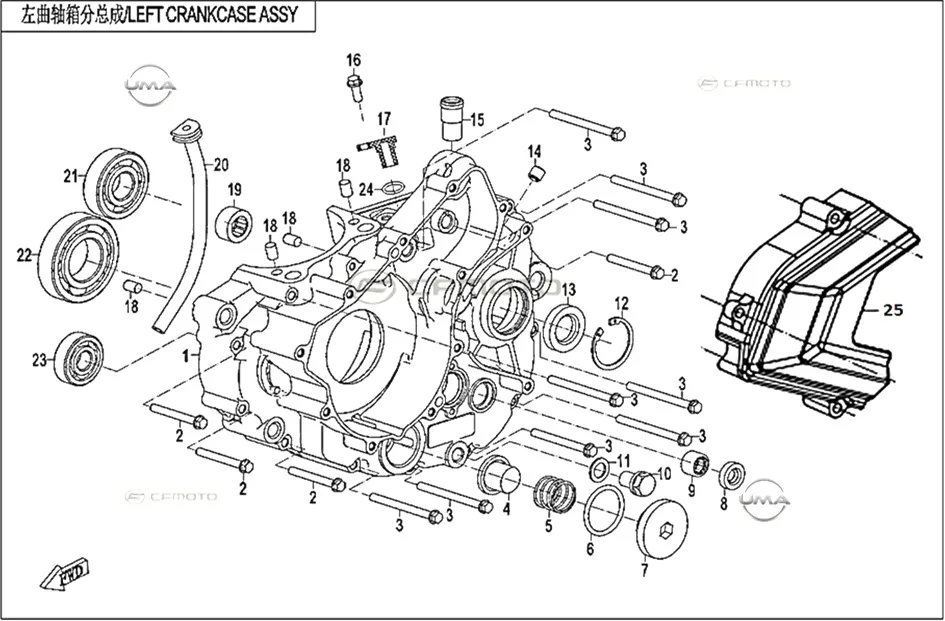 CF MOTO 250CL-X KILOMETRE HIZ SENSOR TAPASI