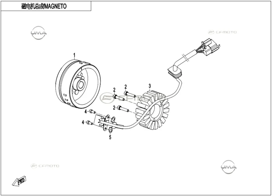 CF MOTO 250CL-X EKSANTRIK MILI DESTEK C SACI
