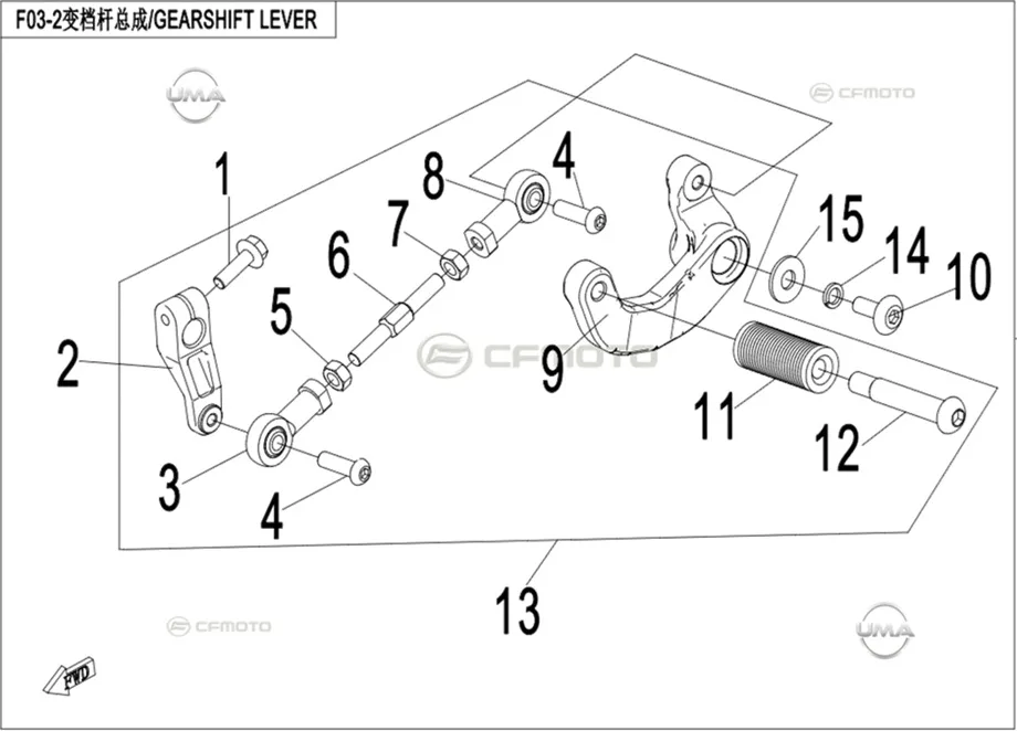 CF MOTO 700CL-X SPORT VITES DEGISTIRME MILI