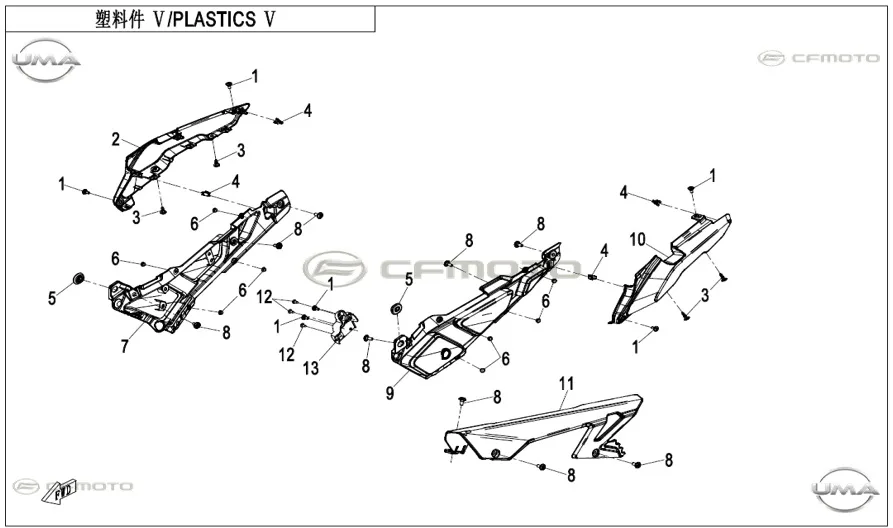 CF MOTO 450MT SELE ALTI SAG KARENAJ