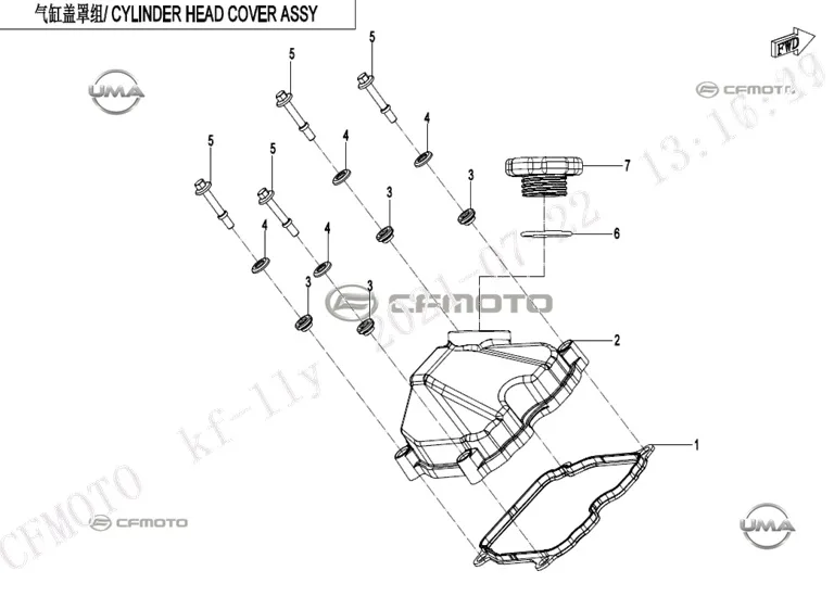 CF MOTO ZFORCE 1000 SPORT R YAG DOLUM KAPAGI