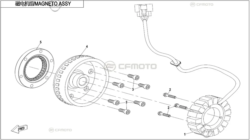 CF MOTO ZFORCE 1000 SPORT R ROTOR