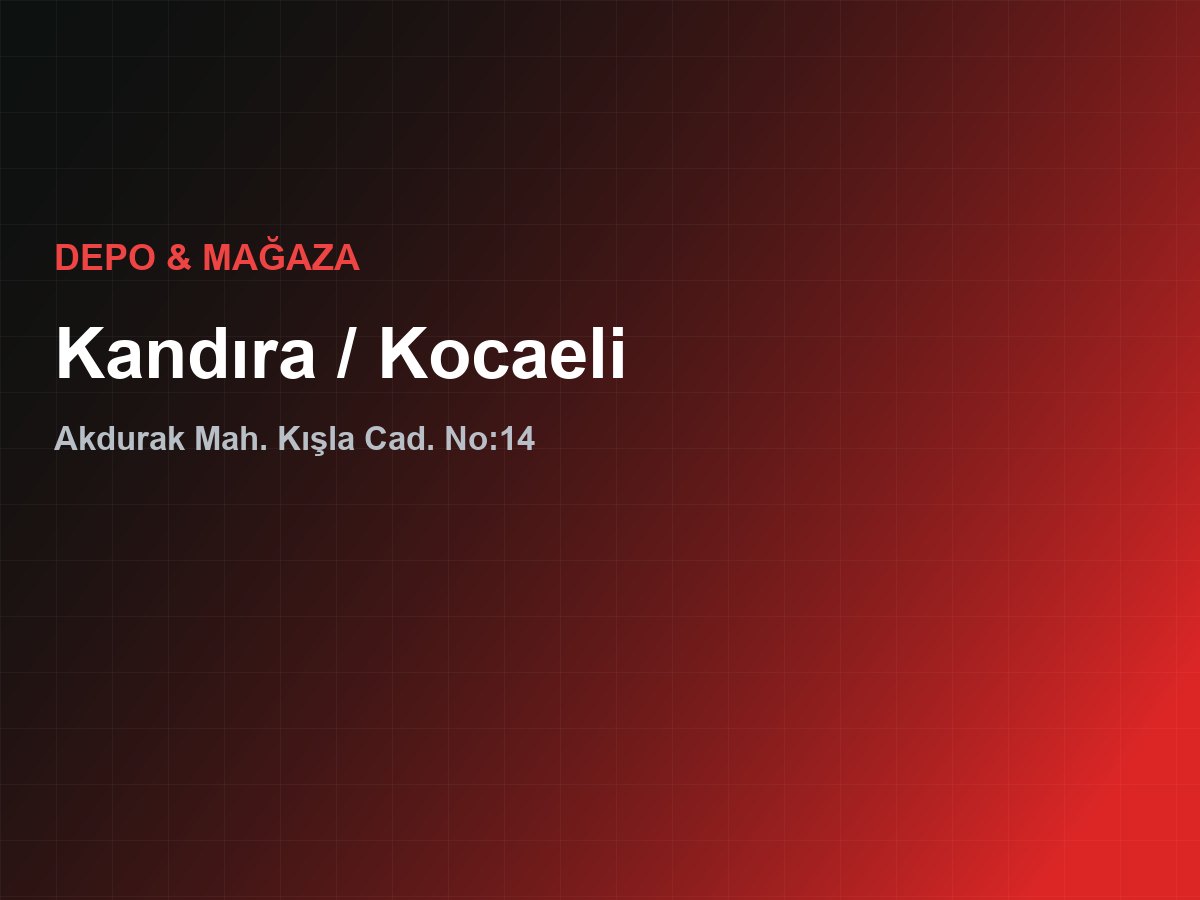 Açıkel Motor mağaza ve depo